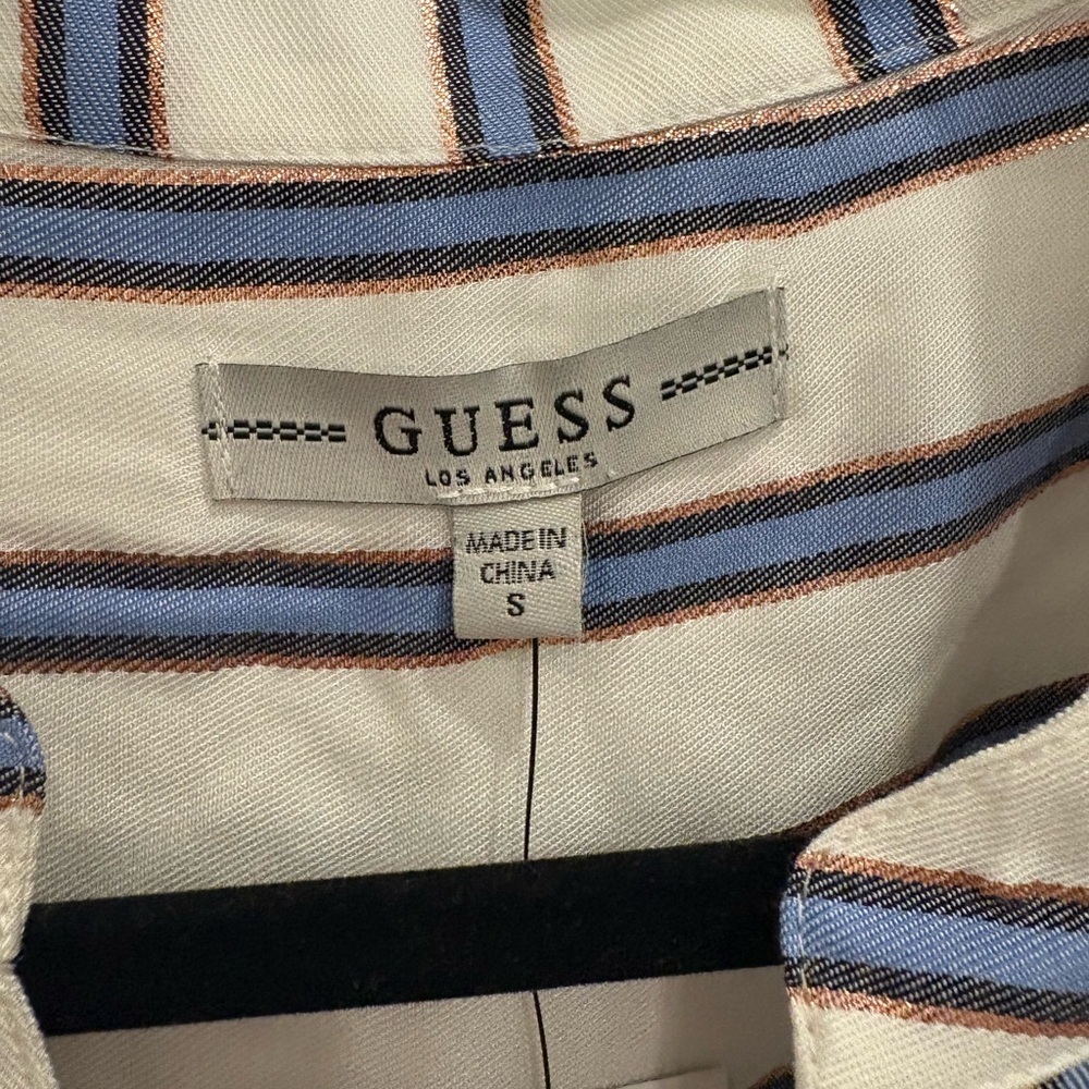GUESS STRIPED SHIRT DRESS - Picture 6 of 9